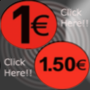 Click on the image to go to the page of our clothes at 1€ - 1.50€